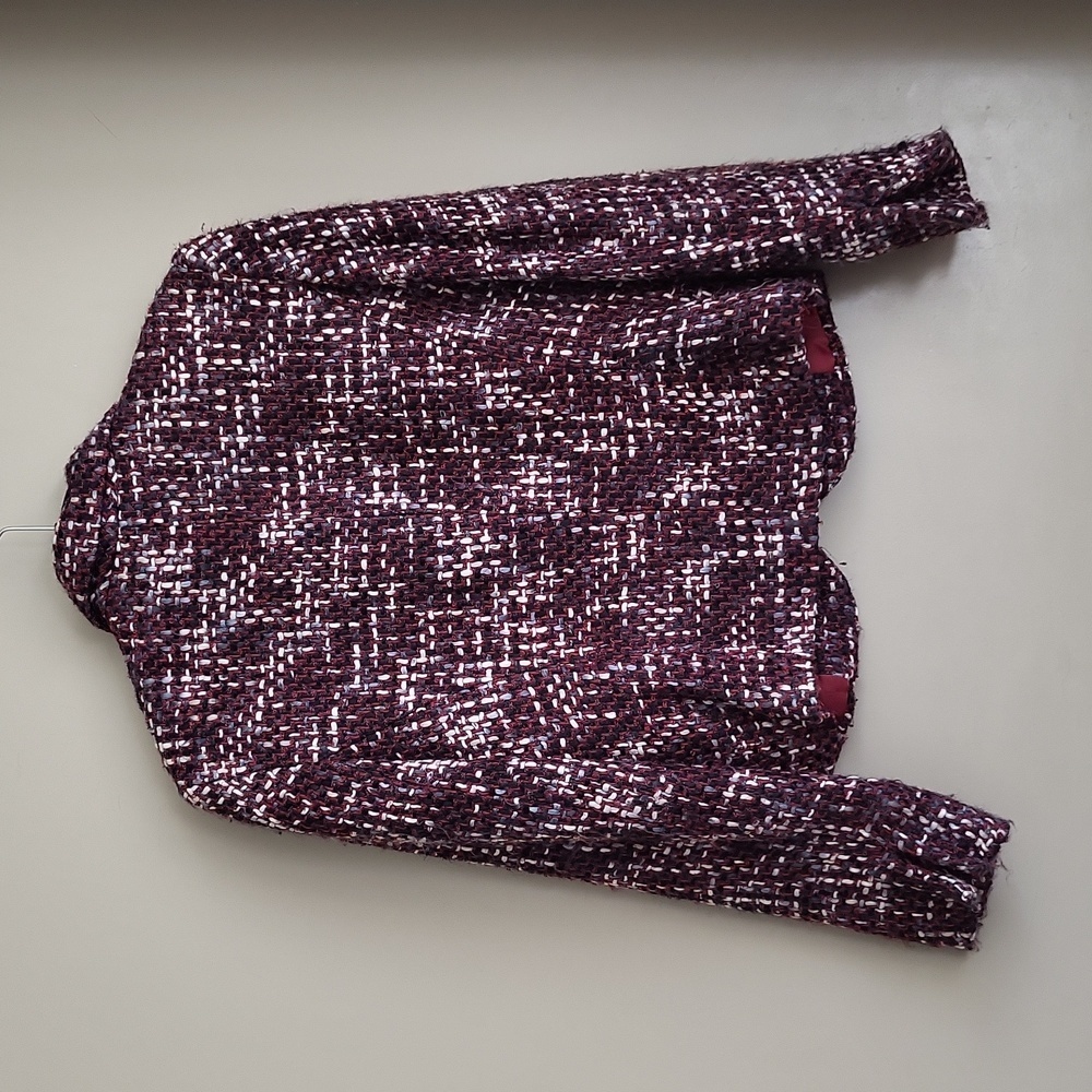 EMMA JAMES Tweed Lined Single Button Blazer Jacket. - Picture 6 of 8